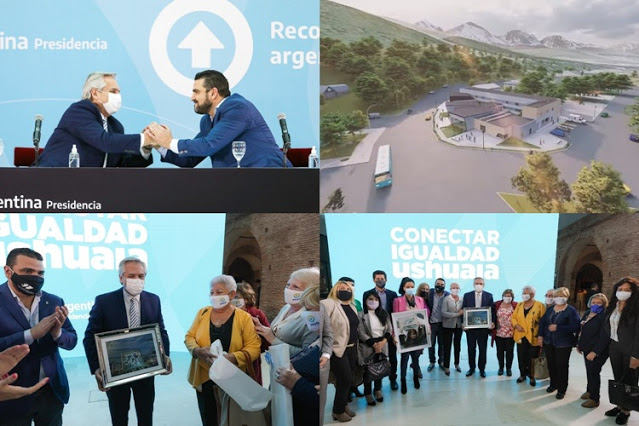 El presidente y Vuoto anunciaron la construcción de la residencia adulto mayor en Ushuaia
