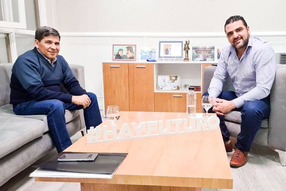 VUOTO JUNTO AL CONCEJAL JUAN CARLOS PINO ANALIZARON LAS MEDIDAS PARA LA REACTIVACIÓN DE LA CIUDAD