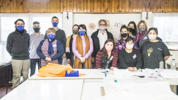 LA MUNICIPALIDAD ACOMPAÑA A LA COOPERATIVA TEXTIL SUR