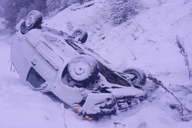 Vuelco en la Ruta 3 y un despiste en Ushuaia, sin lesionados