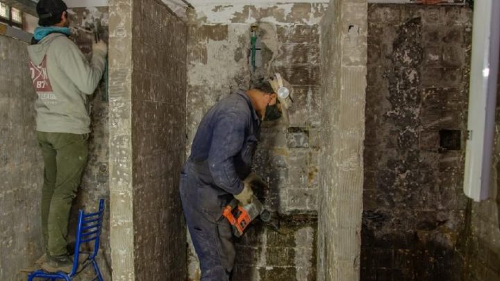 AVANZAN LOS TRABAJOS DE ACONDICIONAMIENTO EN EL POLO DEPORTIVO DE ANDORRA, POLIDEPORTIVO LASSERRE Y GIMNASIO DE LA CANTERA