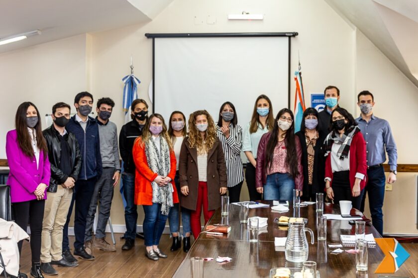 Legisladores recibieron a jóvenes fueguinos de la Fundación Universitaria del Río de la Plata