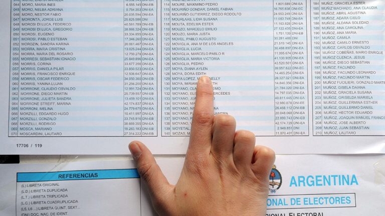 Ya se pueden consultar los padrones para las PASO Ya se pueden consultar los padrones para las PASO
