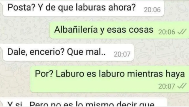 Se enteró de que el chico que le gustaba era albañil y le cortó el rostro por su profesión: «Una lástima, no puedo gordi, perdón» Se enteró de que el chico que le gustaba era albañil y le cortó el rostro por su profesión: «Una lástima, no puedo gordi, perdón»