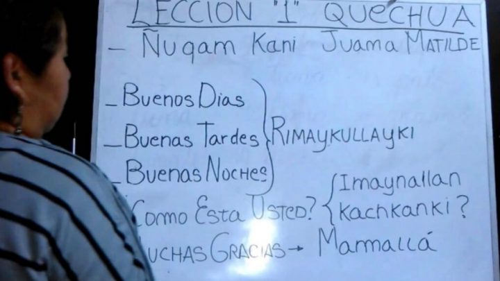 Se abrió la inscripción para “Curso de Lengua y Cultura Quechua»