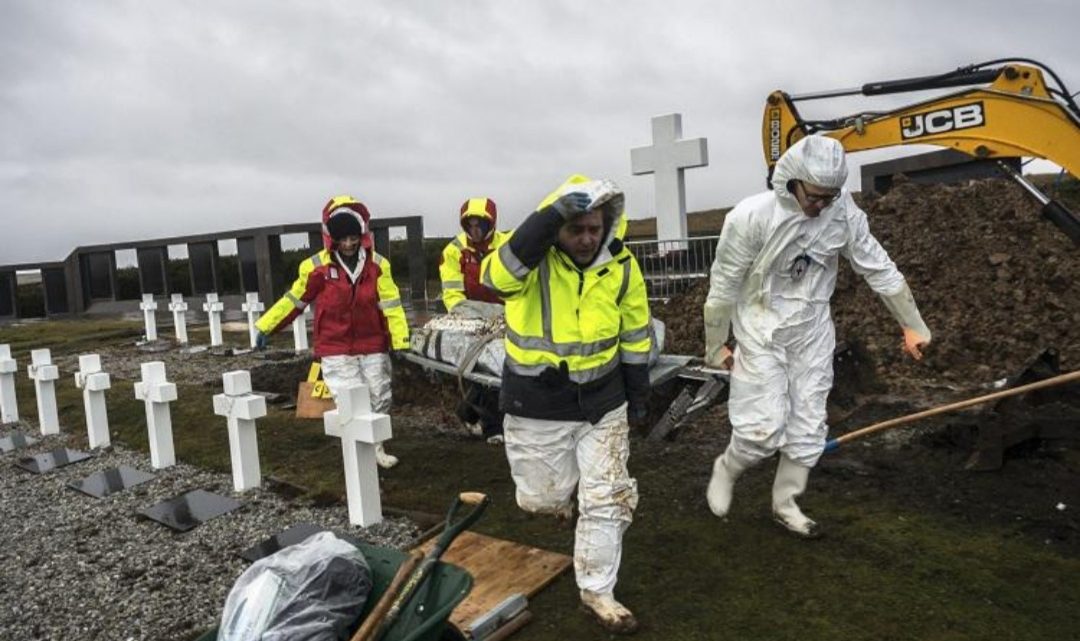 Forenses Llegan A Malvinas Para Trabajos De Identificación De Resto Forenses Llegan A Malvinas Para Trabajos De Identificación De Resto