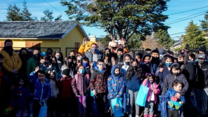 Vuoto compartió la celebración del mes de las infancias con el comedor Corazones Solidarios