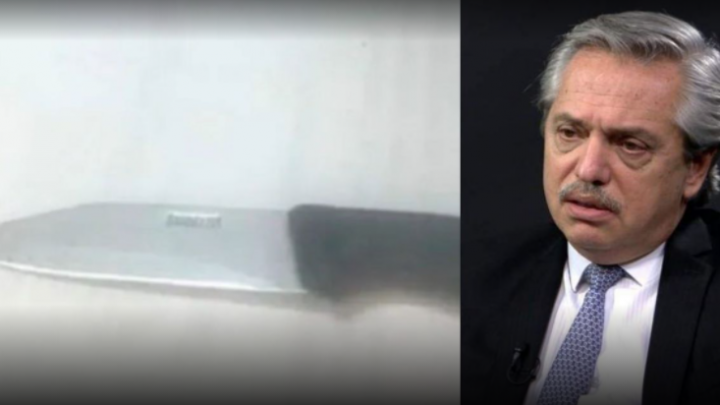 URGENTE: Detienen a mujer con cuchillo que esperaba a Alberto Fernández para atacarlo