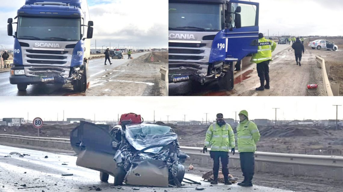 Se estrelló a 80 km por hora contra un camión