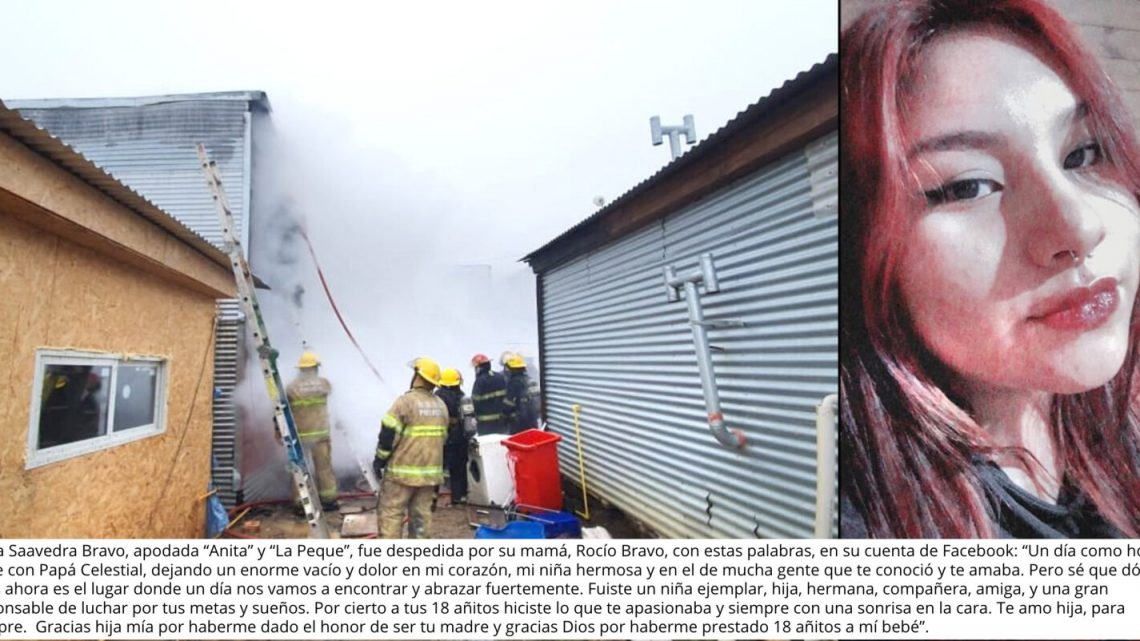 Una joven de 18 años murió atrapada en un incendio