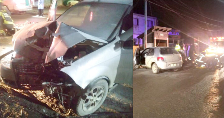 Una pareja resulta herida al chocar contra una columna