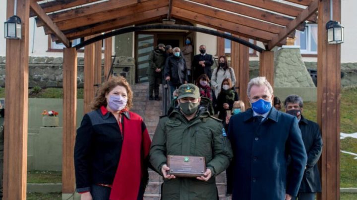 Daniele y Yutrovic destacaron la labor de los gendarmes de Tierra del Fuego