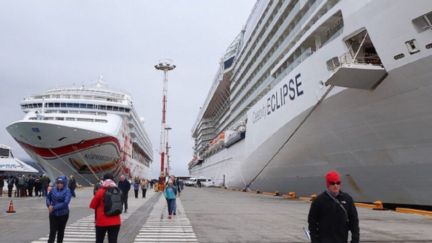 Vuelven los cruceros al puerto de Ushuaia