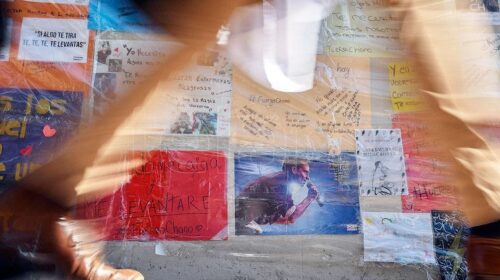 Carteles, fotos y deseos de recuperación, las muestras de afecto de los fans de «Chano» en la clínica