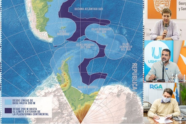 Rechazo generalizado en TDF al nuevo mapa chileno que incluye parte de la provincia