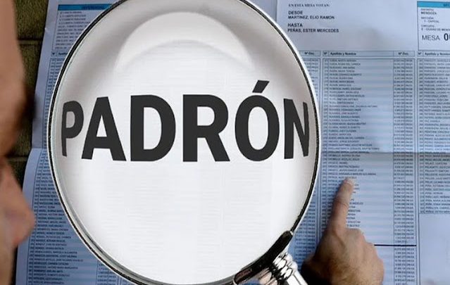 Se publicaron los padrones definitivos para saber donde votas