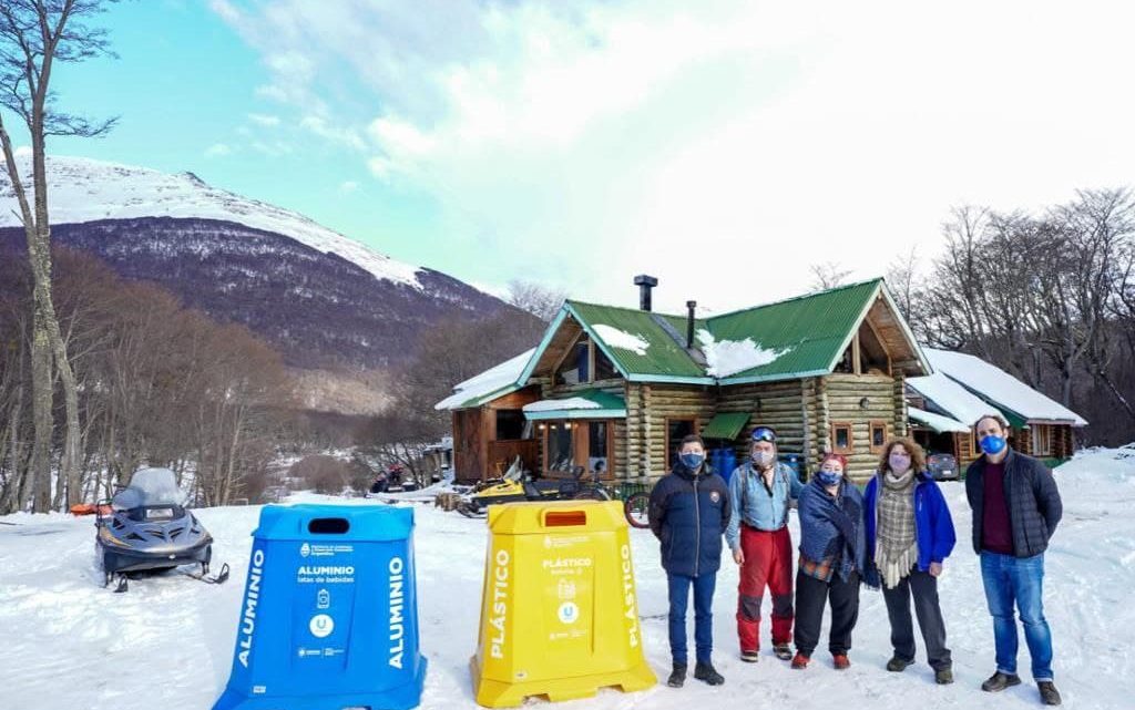 LA MUNICIPALIDAD DE USHUAIA Y LA DIPUTADA NACIONAL YUTROVIC DISTRIBUYERON PUNTOS VERDES EN CENTROS INVERNALES