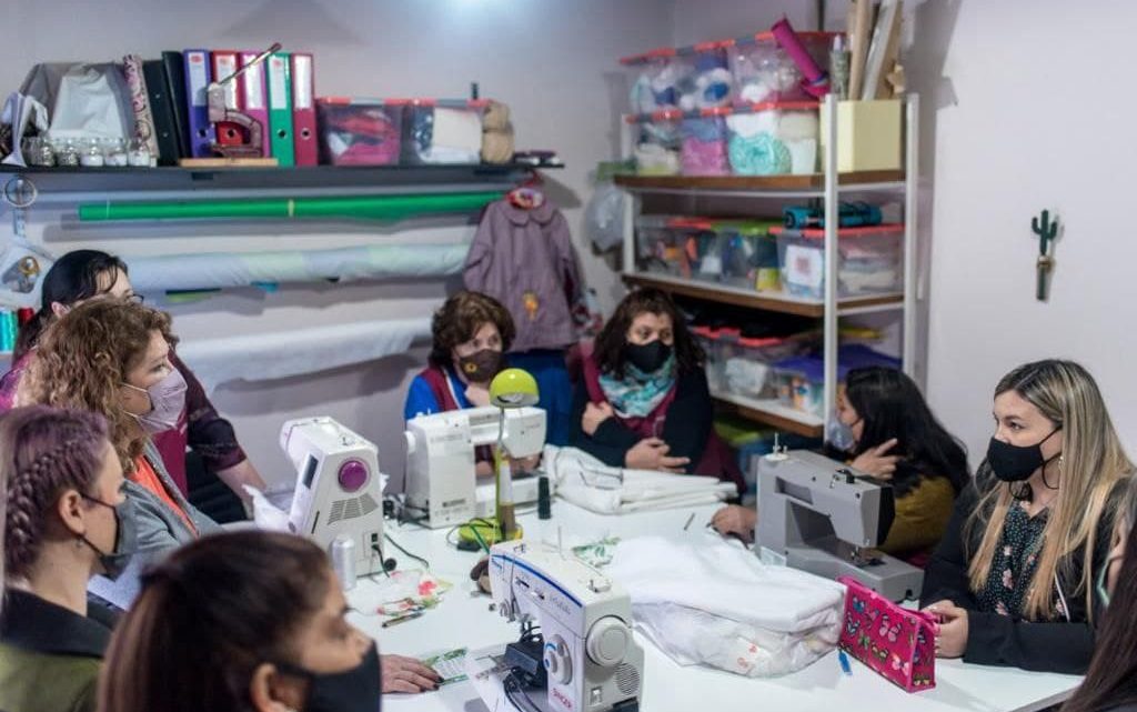 TRENTINO MARTIRE Y YUTROVIC SE REUNIERON CON EMPRENDEDORAS DE USHUAIA