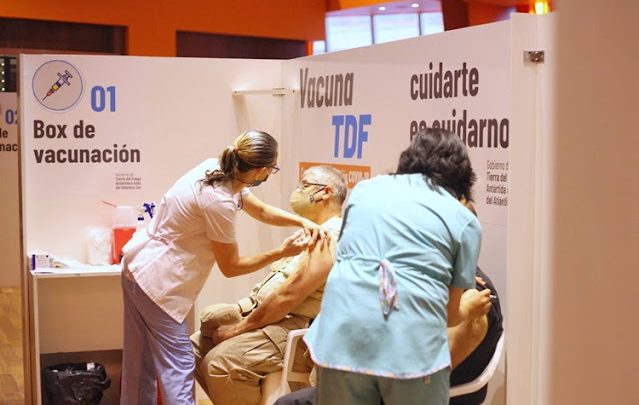 Mas de 100 mil personas ya fueron vacunadas en TDF