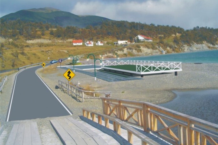 Esta semana inicia la pavimentación de la bajada al Lago Fagnano