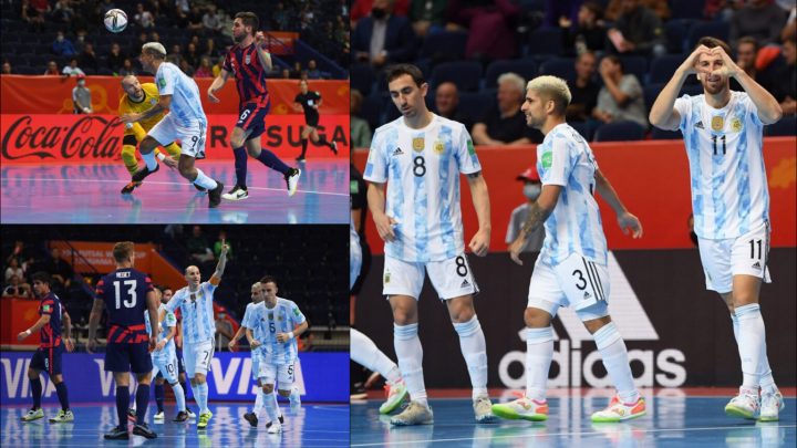 Argentina arrancó la defensa del título mundial con un 11-0 sobre Estados Unidos