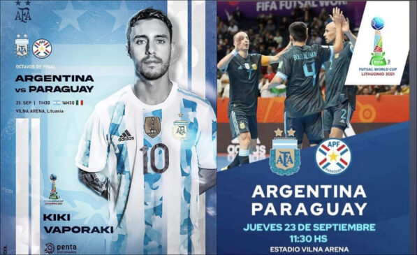 Argentina va por los 4tos ante Paraguay