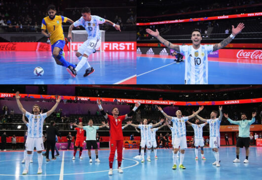 Argentina venció a Brasil y el domingo jugará la final en busca del bicampeonato