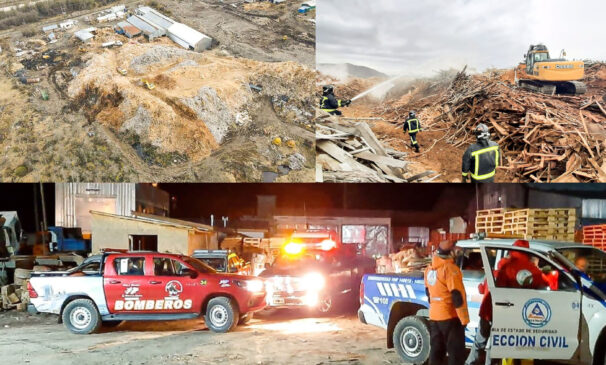 Incendio en el aserradero “El Litoral”: “Apagar hasta el último foco llevará entre tres y cuatro días”