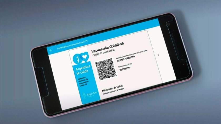 La credencial de vacunación digital de Mi Argentina será la acreditación internacional de vacunación contra COVID-19
