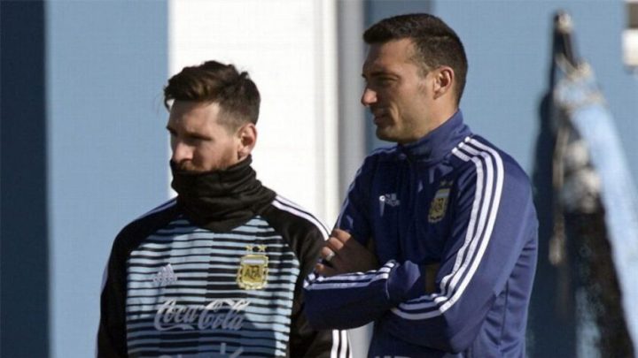 Scaloni: «Messi está en condiciones de ser titular»
