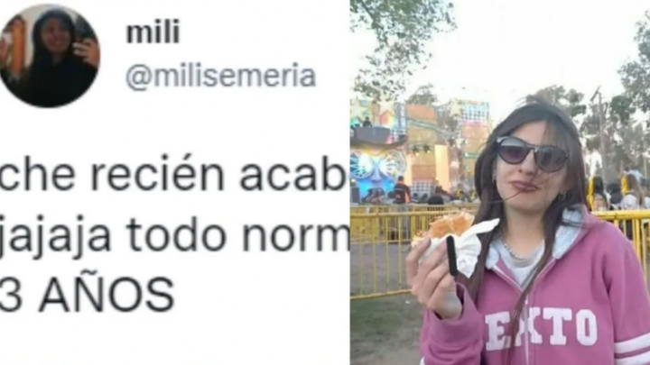 Una chica se comió un choripán entero y no se dio cuenta de un increíble detalle