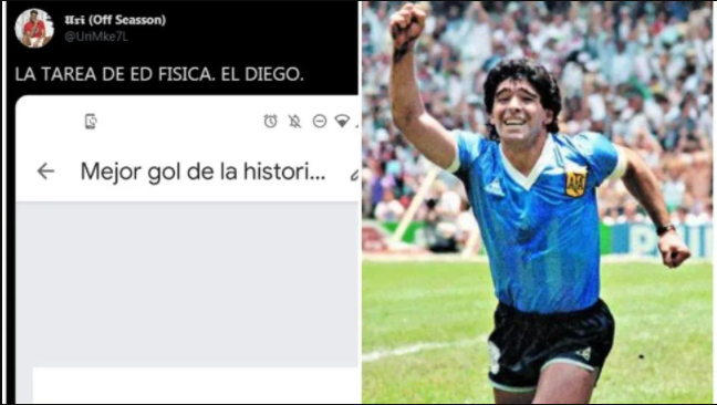 «Fua, el Diego»: la divertida tarea que un profesor de Educación Física le mando a sus alumnos