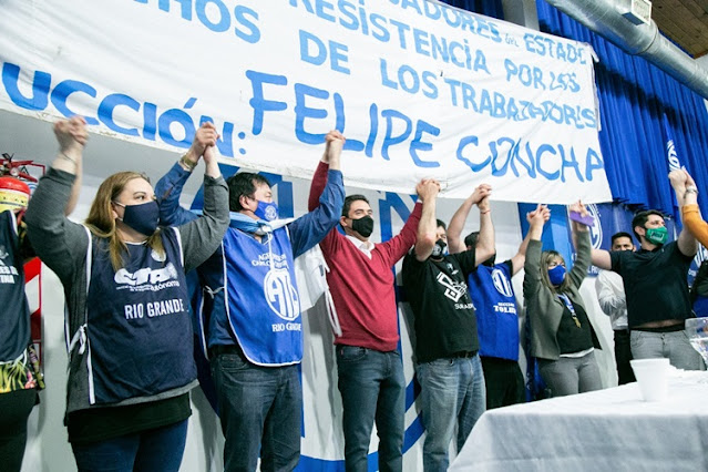 ATE se metió de lleno en la campaña, respaldo a los candidatos del Frente de Todos