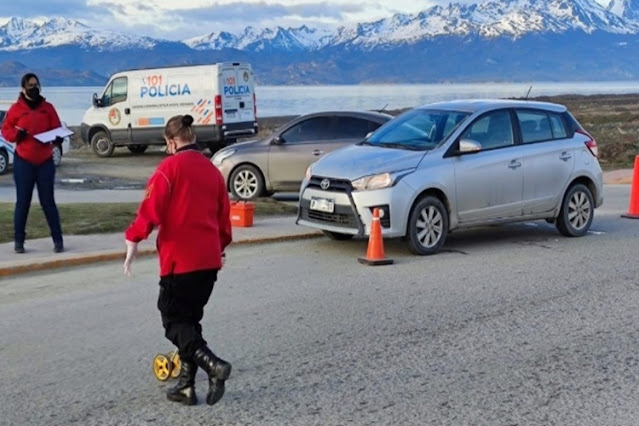 Un hombre atropellado en la rotonda de ingreso al aeropuerto en Ushuaia