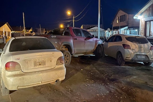 Borracho choco dos vehiculos y termino detenido Borracho choco dos vehiculos y termino detenido
