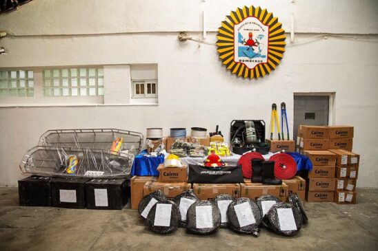 Gobierno entregó nuevo equipamiento a bomberos de Policía por un valor de más de 10 millones de pesos
