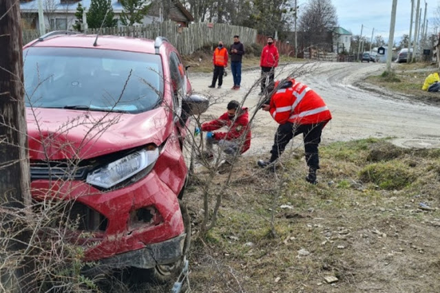 Choque con una lesionada, uno de los conductores se dio a la fuga