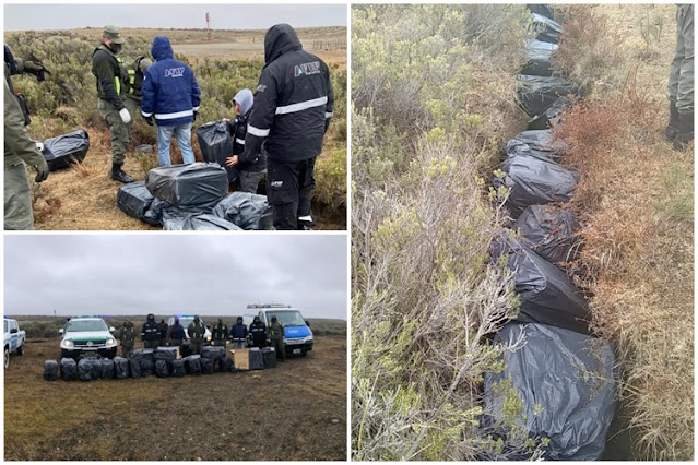 Intento de contrabando Gendarmeria secuestro mercadería por 2 millones de pesos