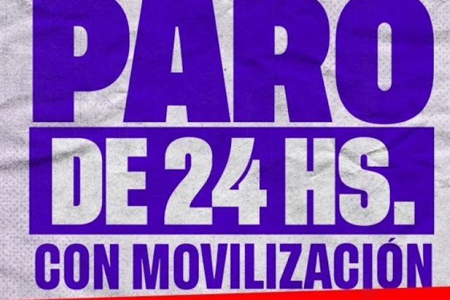 SUTEF confirmo paro provincial docente con movilización para este jueves 2