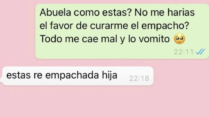 Le dolía la panza y vomitaba, y le pidió a la abuela que le curara el empacho: inesperado final