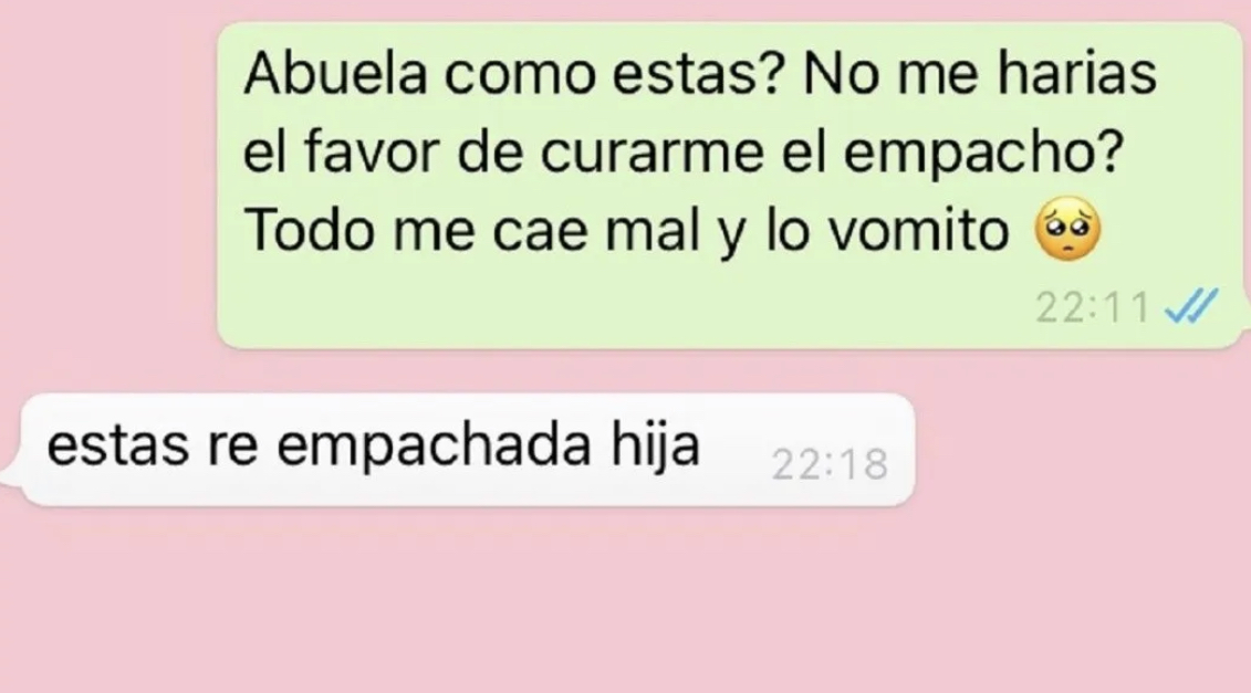 Le dolía la panza y vomitaba, y le pidió a la abuela que le curara el empacho: inesperado final