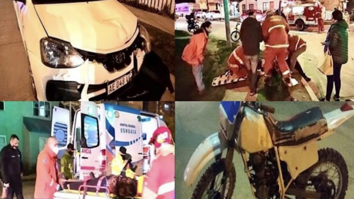 Choque en Vernet y Trejo Noel con dos lesionados