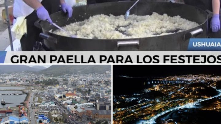 Aniversario de Ushuaia habrá desfile, paella gratis y a la noche recital de Los Tekis