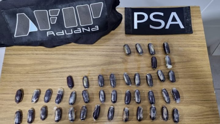 Detuvieron a una mula con droga en el aeropuerto de Ushuaia