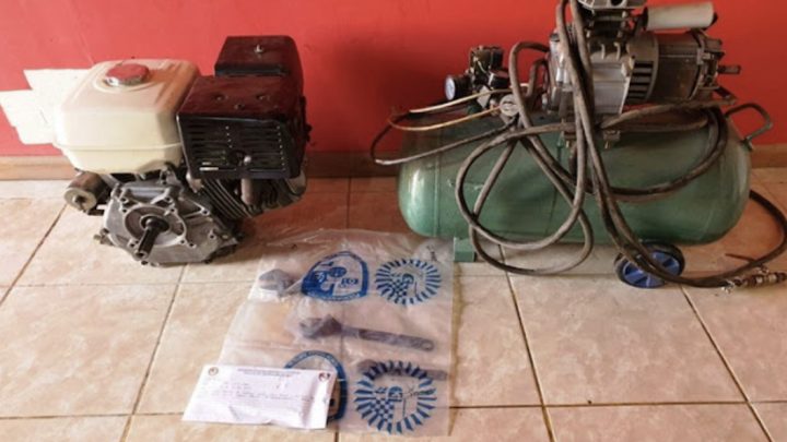 Allanamiento, recuperan elementos robados, un imputado