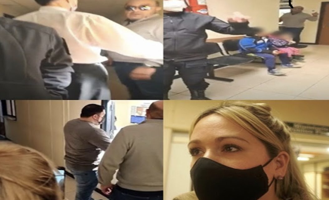 Incidente entre abogado y un grupo de mujeres en Tribunales