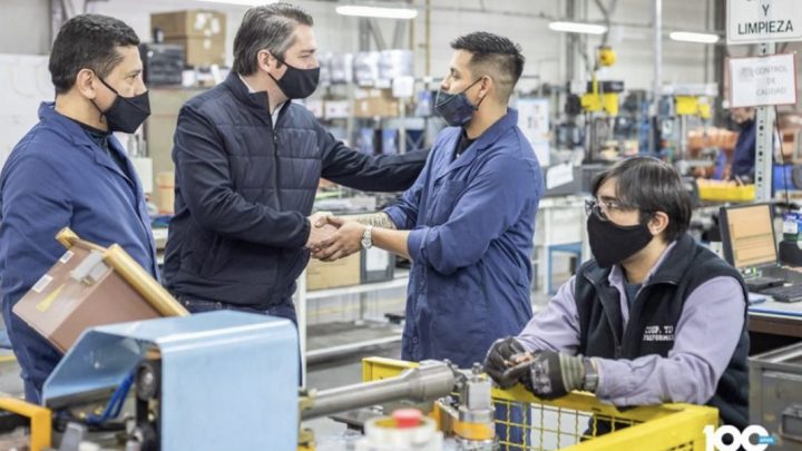 “Los trabajadores que hoy hacen crecer esta planta son un ejemplo a seguir para todos”, afirmó Perez