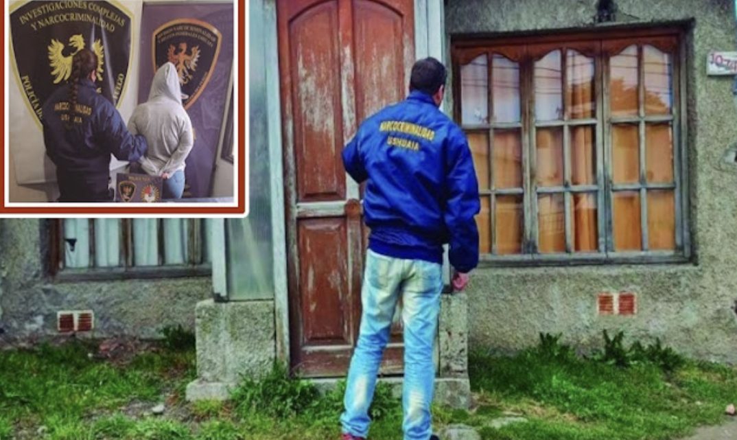 Mujer detenida en Ushuaia, vendiendo LSD