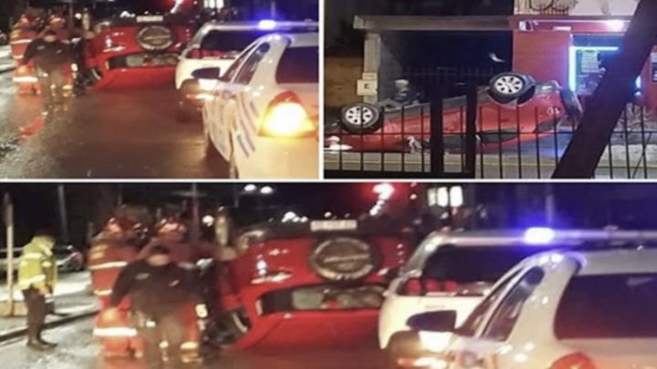 Detenido Luego De Volcar Borracho En Ushuaia