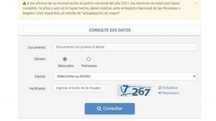 Dónde consultar el padrón definitivo para las elecciones del 14 de noviembre